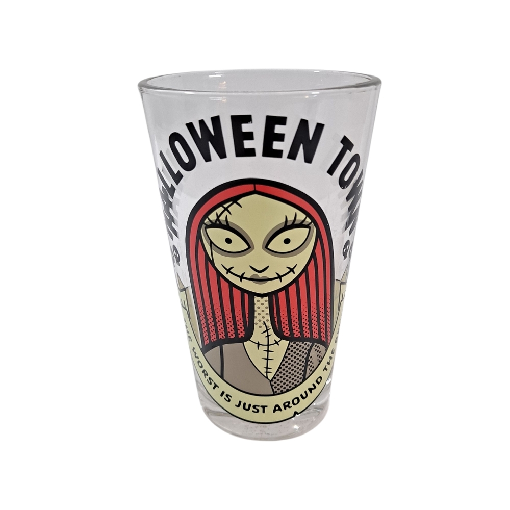 Nightmare Before Christmas Dawn Of The Dead Drinking Glass 16oz